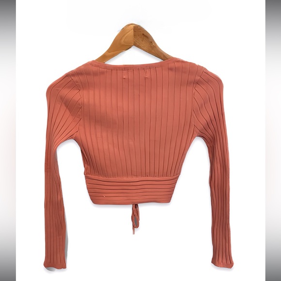 NWT L*SPACE Lucky Top Salmon Pink Size S - Picture 2 of 5